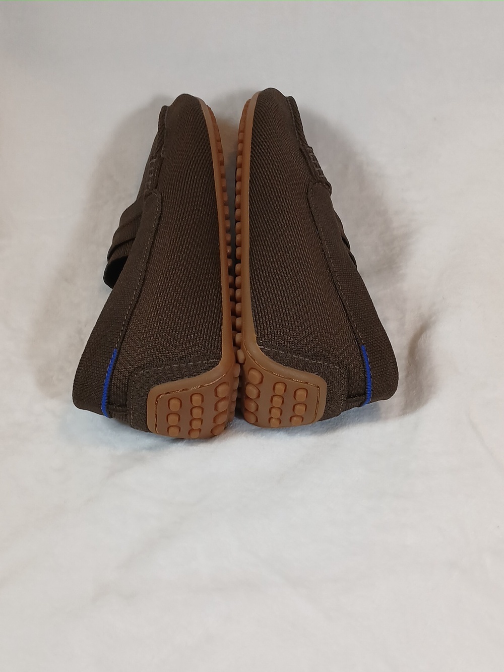 Rothy's The Driving Loafer Brown Knit Penny Loafers Men Sz 11 - Picture 10 of 14